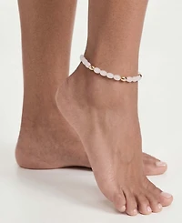 Ettika Turquoise Polished Pebble Anklet