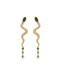 Ettika 18k Gold-Tone Serpentina Earrings