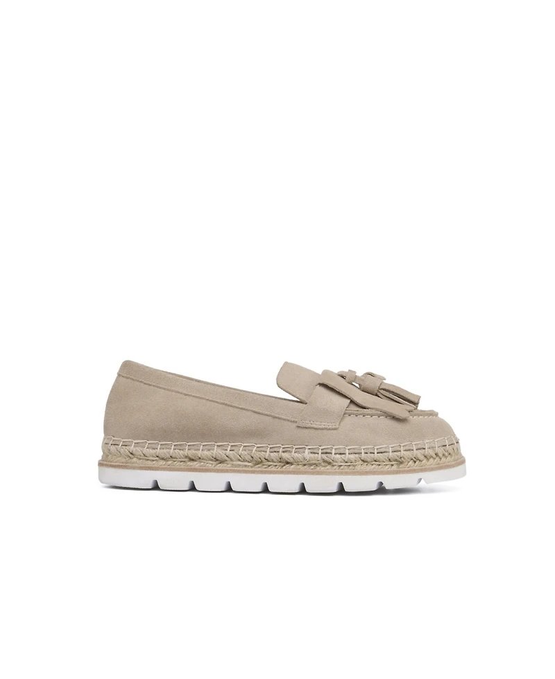 JSlides Women's Benson Suede Espadrille Loafer