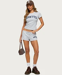 Edikted Women's Sporty Babe Micro Shorts