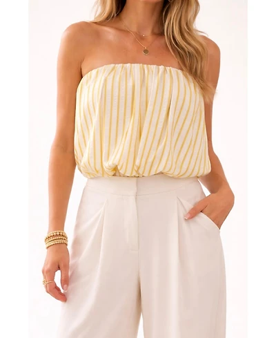 Bishop + Young Women's Serene Bubble Stripes Top