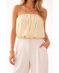 Bishop + Young Women's Serene Bubble Stripes Top