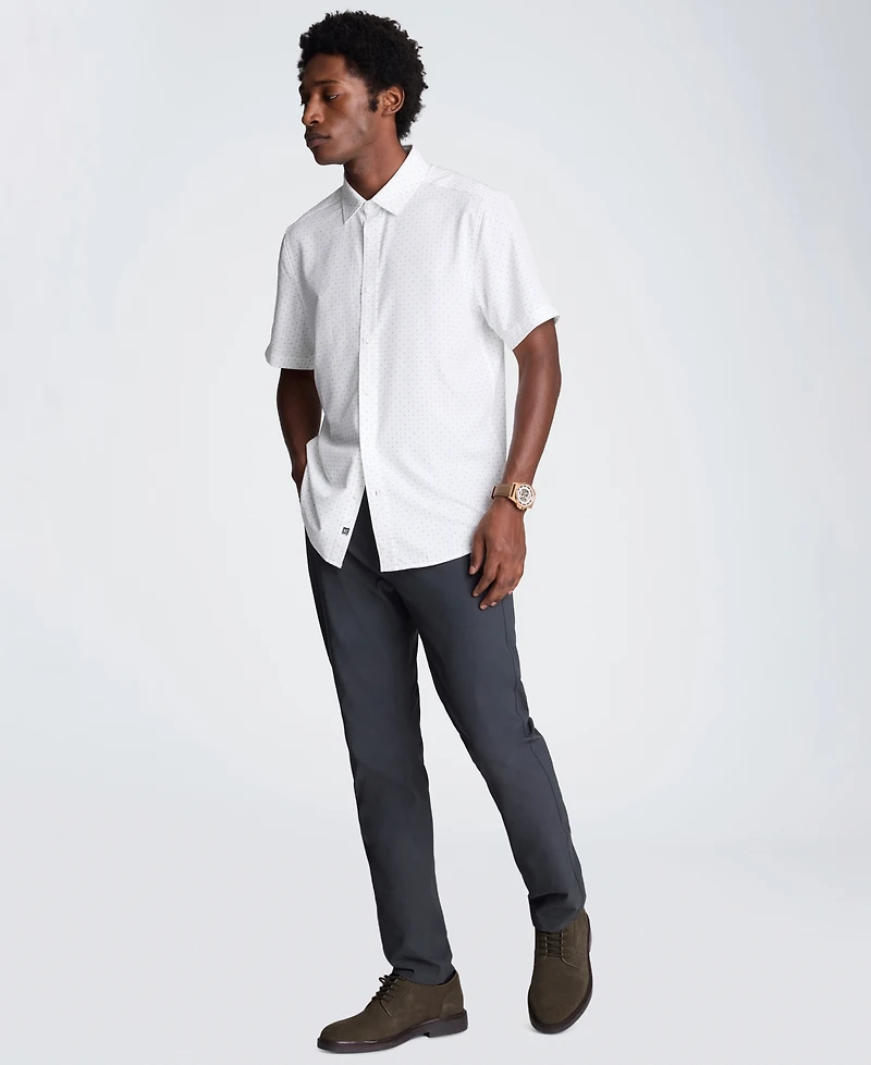 Kenneth Cole Men's Polyester-Blend Classic-Fit Shirt