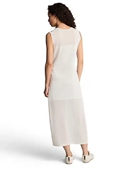 Kenneth Cole Women's Semi-Sheer Side-Slit Sleeveless Dress