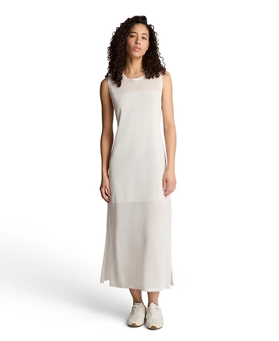 Kenneth Cole Women's Semi-Sheer Side-Slit Sleeveless Dress