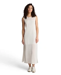 Kenneth Cole Women's Semi-Sheer Side-Slit Sleeveless Dress