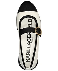 Karl Lagerfeld Paris Women's Manuela Mary Jane Flats