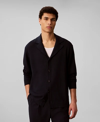 Calvin Klein Men's Linen-Blend Regular-Fit Sweater