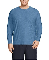 Lands' End Big & Tall SunShade Upf 50 Long Sleeve Swim Tee Rash Guard