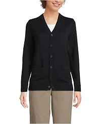 Lands' End Men's School Uniform Adult Legacy Varsity Cardigan