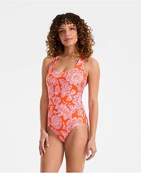 Lands' End Women's Adjustable V-neck Underwire Tankini Swimsuit Top Straps