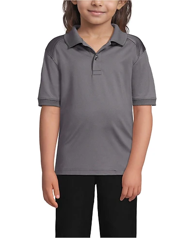 Lands' End Girls Short Sleeve Rapid Dry Polo Shirt