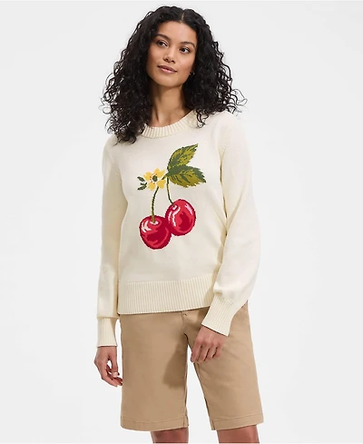 Lands' End Women's Drifter Jacquard Sweater