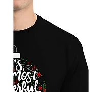 La Pop Art Men's Christmas Ornament Word T-Shirt