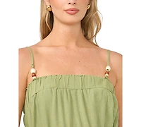 Vince Camuto Women's Blend Elastic Bust A-Line Maxi Dress