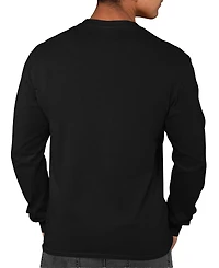 La Pop Art Men's Drumsticks Word Long-Sleeve T-Shirt