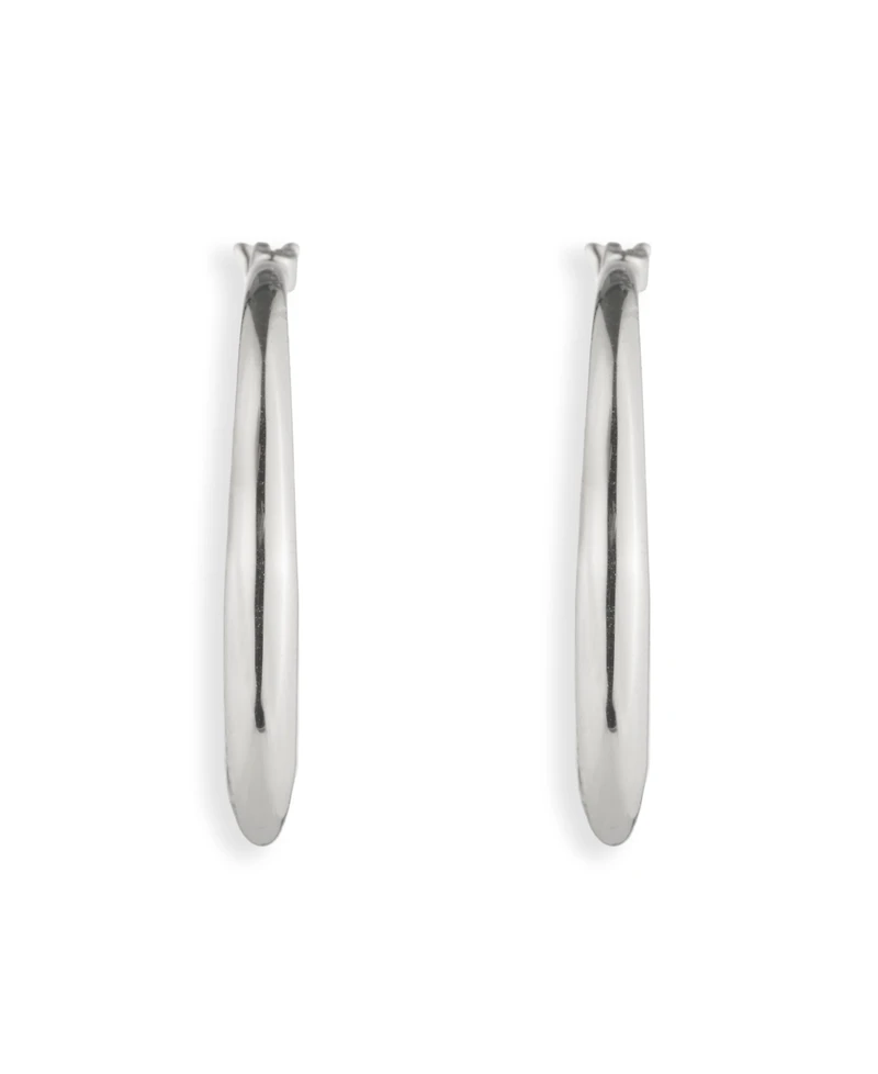 Lauren Ralph Small Graduated Hoop Earrings 1-1/8"
