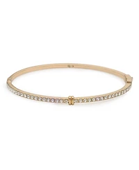 Lauren Ralph Lauren Gold-Tone Pave Thin Bangle Bracelet