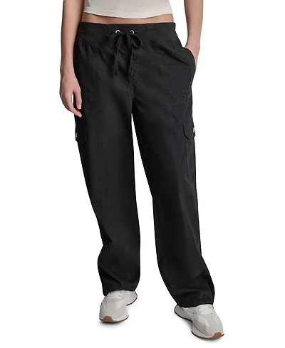 Dkny Sport Women's High-Rise Straight-Leg Pants