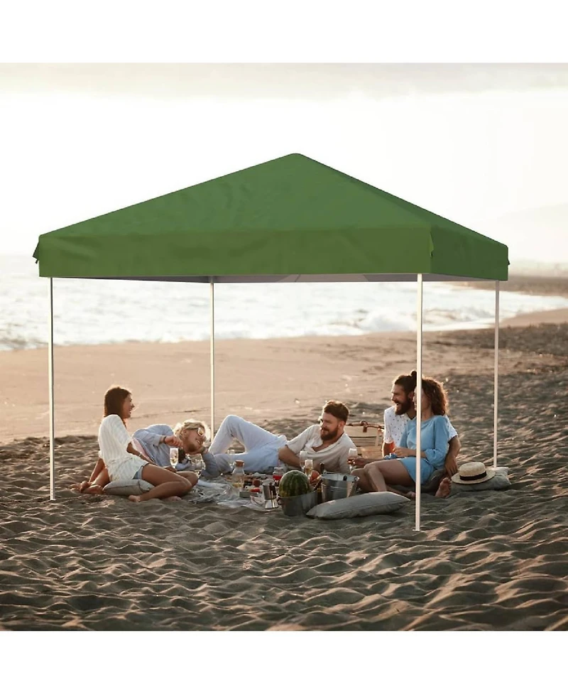 gaomon Outdoor 10x10 Pop Up Canopy Tent with 1 Removable Sidewall
