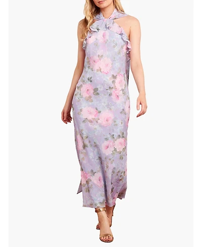 Needle & Thread Women's Camille's Garden Halter Neck Ankle Gown