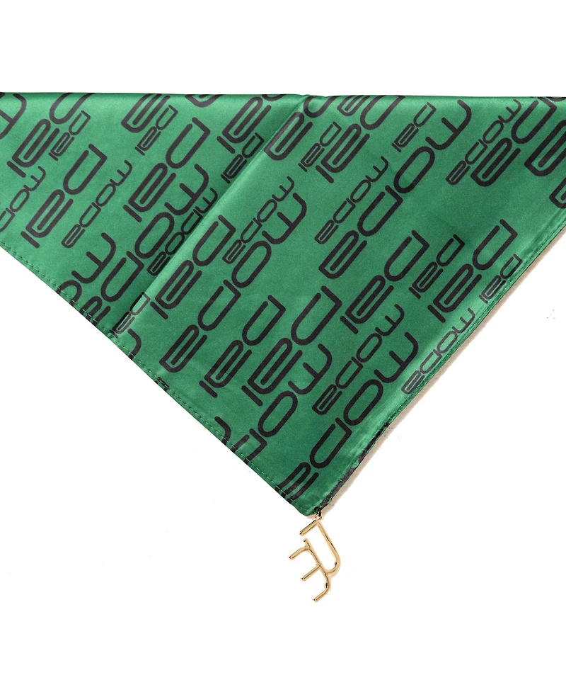 Dai Moda Dm Logo Versa Scarf with logo hardware