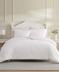 Laura Ashley Waffle Solid Comforter Sets