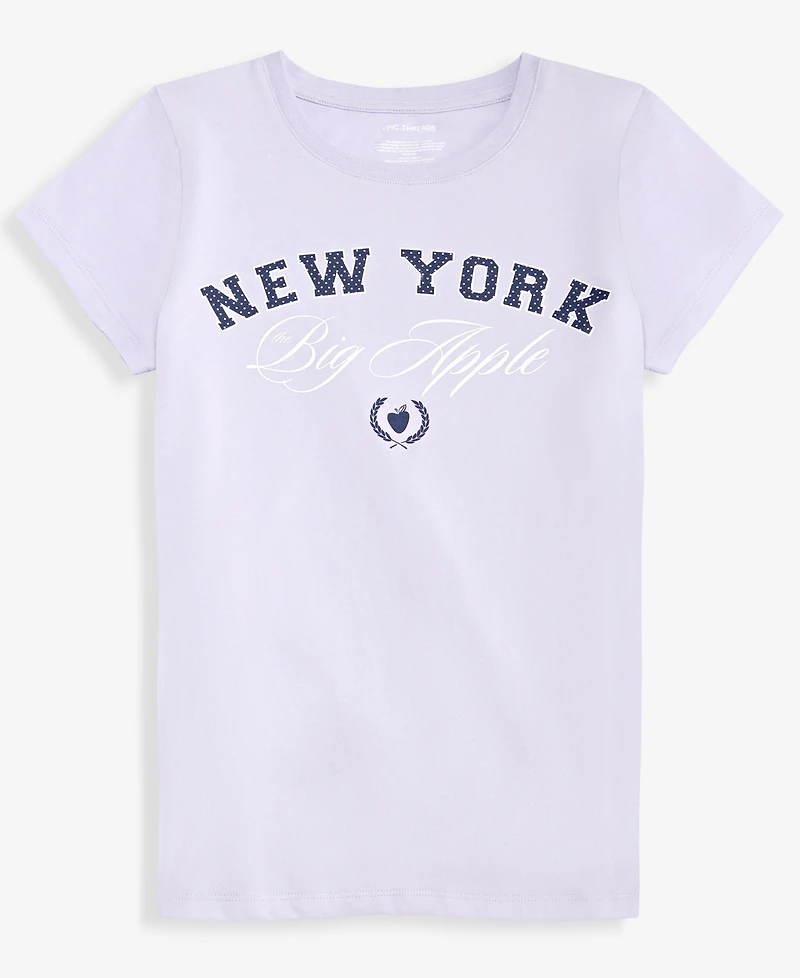 Epic Threads Girls' Xs-xl New York T-Shirt, Macy's Exclusive