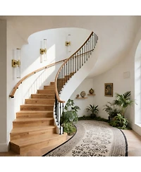 Busdays 2 Pack Led Bathroom Vanity Light Fixtures Over Mirror 3000K Warm Light Modern Wall Sconce for Bedroom Living Room Hallway