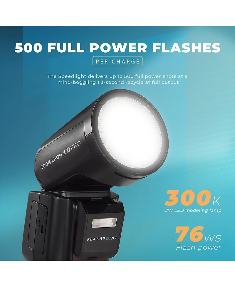 Godox V1Pro Ttl Li-ion Round Head Camera Flash for Olympus and Panasonic Camera