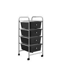 Gouun Metal Frame Compact Rolling Drawer Cart for Home Organization