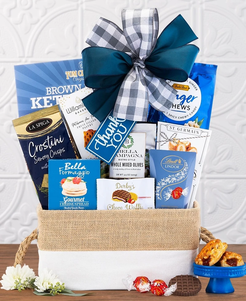 Wine Country Gift Baskets Thank You SnacksTote Bag, 9-Pc.