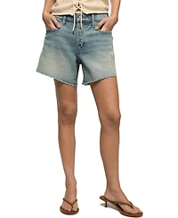 Lucky Brand Women's High-Rise Baggy Shorts