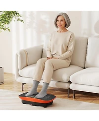 Sugift Portable 20 in Vibration Exercise Platform with Remote Control