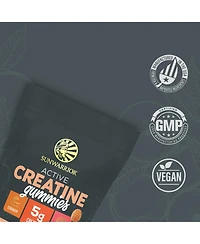 Sunwarrior Active Creatine Gummies Peach 90 Count 5g Creatine