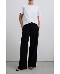 Scalpers Women's Crochet Aop Tee