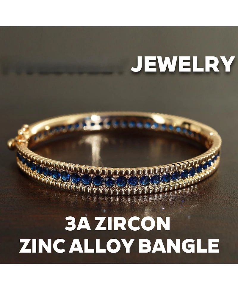 Gnuadz Women Bangle Bracelet Light Luxury Elegant Zinc Alloy Gift