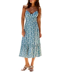 Cupshe Women's Saddle Up Geo Midi Beach Dress