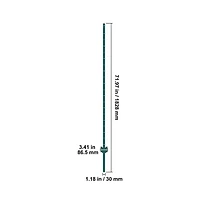 Sugift 6 feet U-Channel Fence Post 6 Pack Heavy Duty Steel Stakes