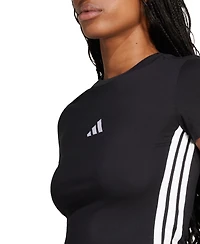 adidas Women's Essentials Slim-Fit Short-Sleeve Baby T-Shirt