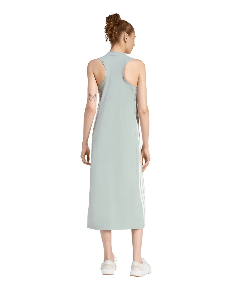 adidas Women's Cotton-Blend Sleeveless Racerback Maxi Dress