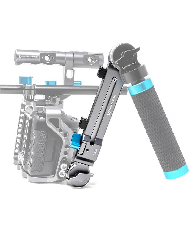 Kondor Blue Rosette Extension Arm, 8-11.5" Adjustable Length, Left