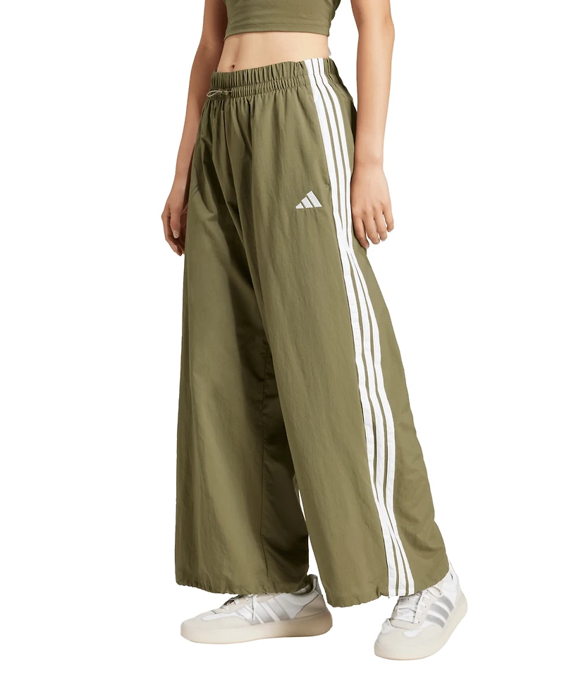adidas Women's Three Stripe Parachute Pants