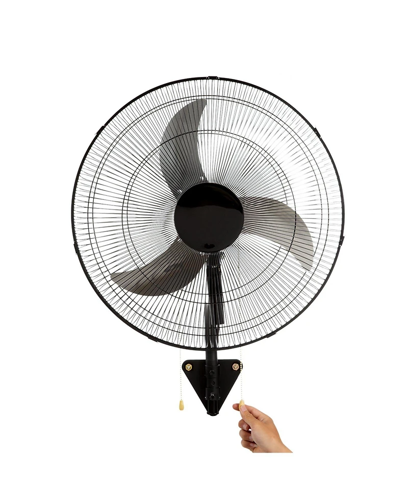 Mecale 20 Inch Wall Mount Fan 2-Pack Oscillating 4000 Cfm Industrial