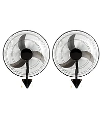 Mecale 20 Inch Wall Mount Fan 2-Pack Oscillating 4000 Cfm Industrial
