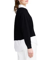 Elle Collection Women's Le Marais Twofer Sweater