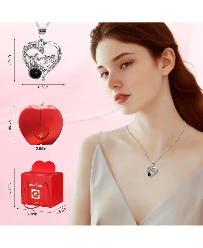 Gnuadz Preserved Necklace Gift Mom Grandma Birthday Anniversary