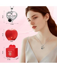 Gnuadz Preserved Necklace Gift Mom Grandma Birthday Anniversary