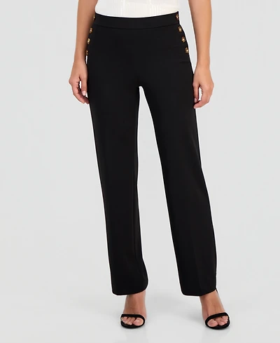 Anne Klein Women's Wide-Leg Sailor Pants