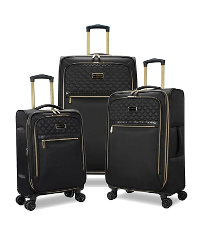 Stella Blanc Cleo 3-Pc. Softside Expandable Spinner Luggage Set